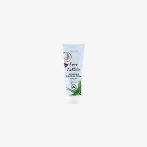 34819 KEM RỬA MẶT – LOVE NATURE REFRESHING CLEANSING CREAM WITH ORGANIC ALOE VERA & COCONUT WATER