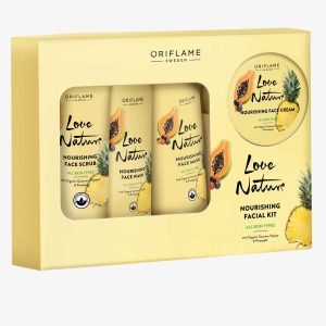 42050 BỘ SẢN PHẨM DƯỠNG DA – LOVE NATURE NOURISHING FACIAL KIT WITH ORGANIC GUARANA, PAPAYA & PINEAPPLE