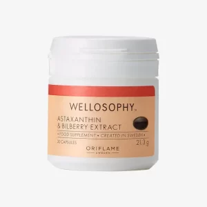 38557 Thực phẩm bảo vệ sức khỏe WELLOSOPHY Astaxanthin & Bilberry Extract