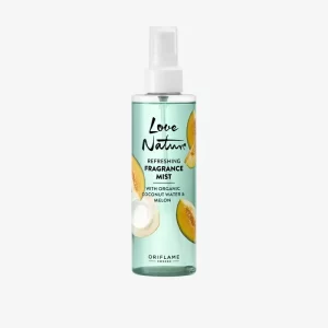 43956 XỊT THƠM TOÀN THÂN – LOVE NATURE REFRESHING FRAGRANCE MIST WITH ORGANIC COCONUT WATER & MELON