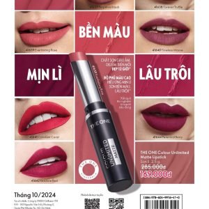 41642 SON MÔI THE ONE COLOUR UNLIMITED MATTE LIPSTICK. Thể tích thực: 2.5 g