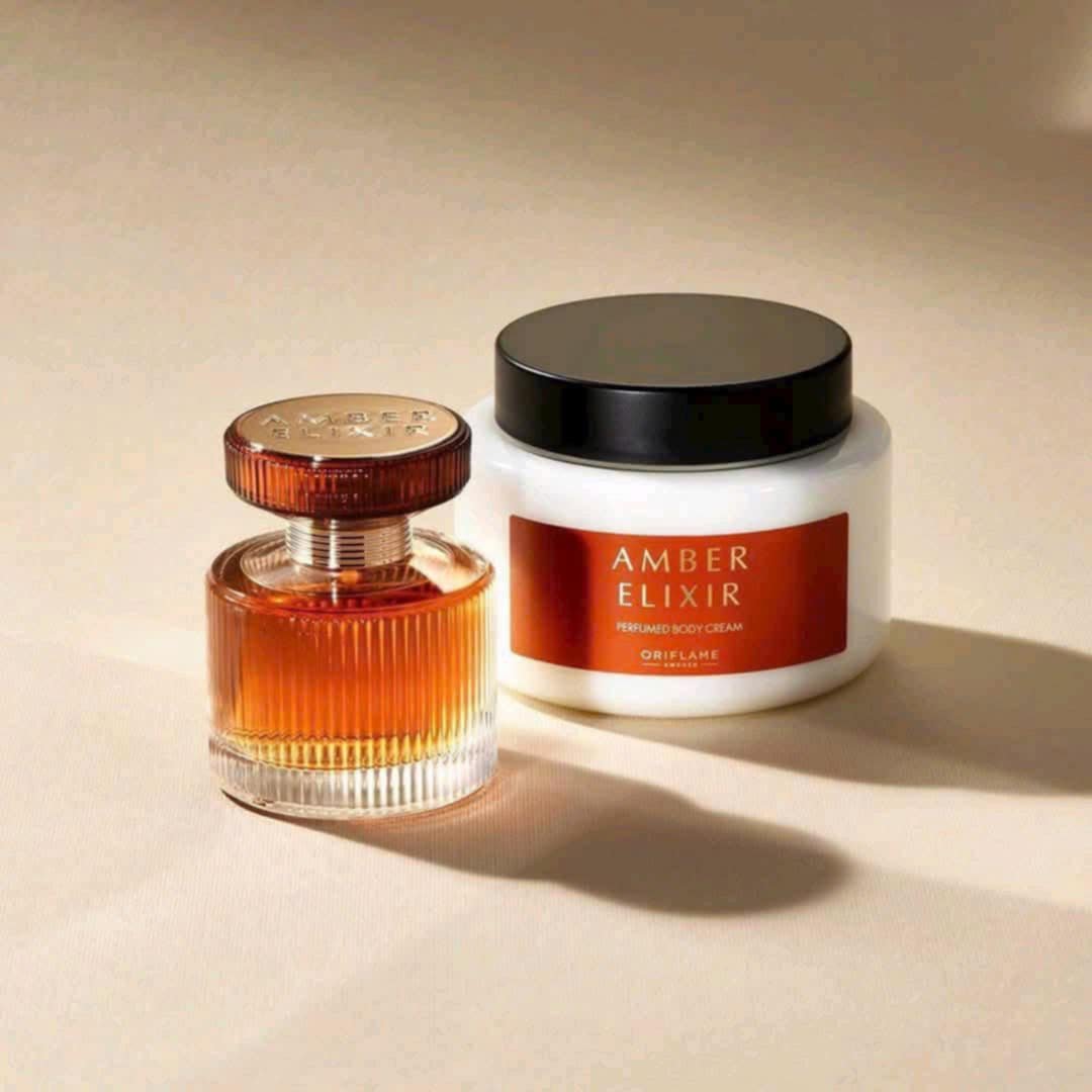 47012 KEM DƯỠNG THỂ AMBER ELIXIR PERFUMED BODY CREAM. 250 ml.