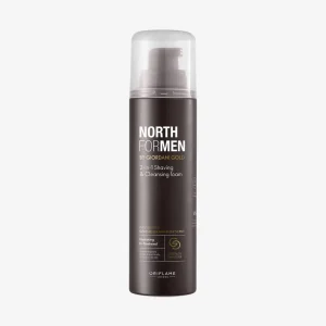47270 BỌT RỬA MẶT VÀ CẠO RÂU – NORTH FOR MEN BY GIORDANI GOLD 2-IN-1 SHAVING & CLEANSING FOAM .  200 ml.